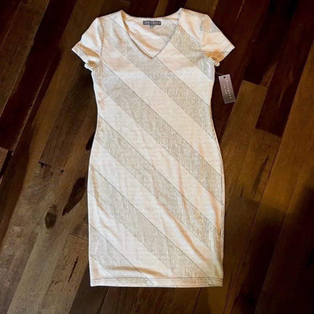 NWT Sharagano Short Sleeve Sheath Dress 4‎